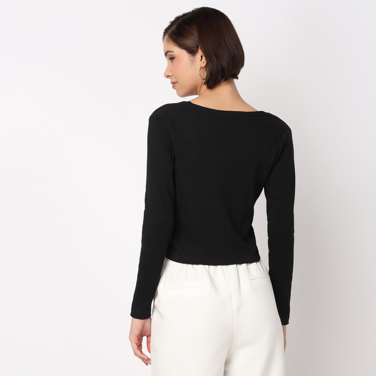 Full Sleeve Betty Crop T-Shirt