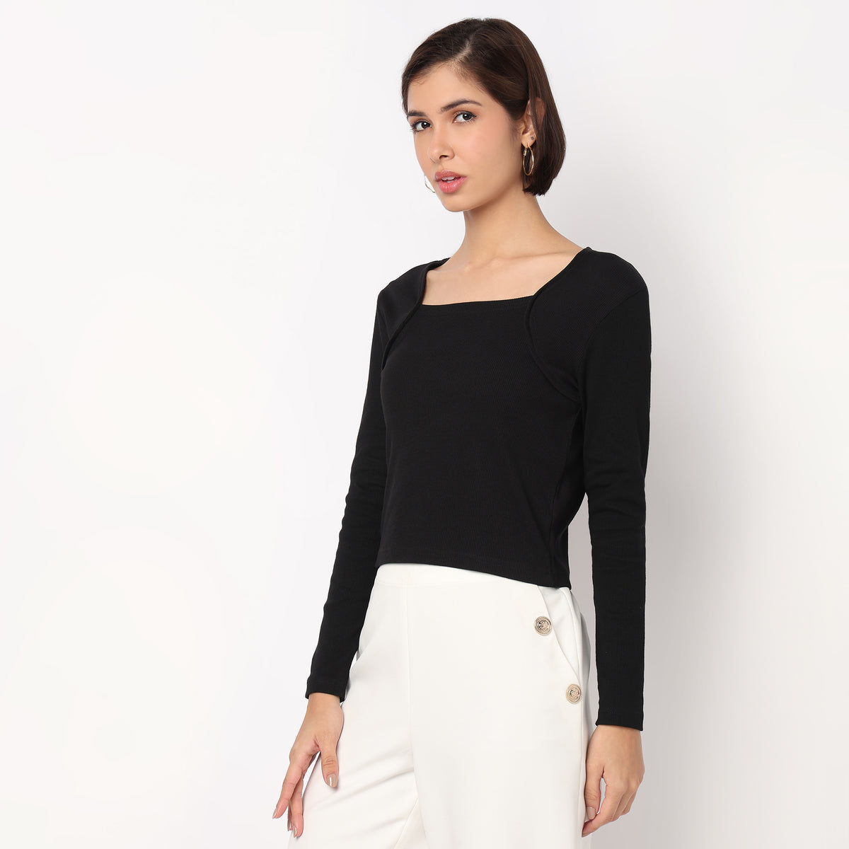 Full Sleeve Betty Crop T-Shirt