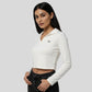 Polo Neck Crop T-Shirt