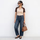 Mock Turtle Neck Slim Fit T-Shirt