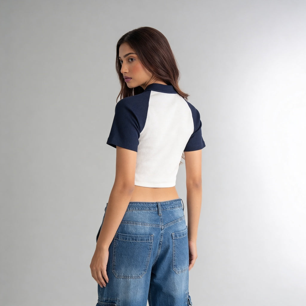 Mock Turtle Neck Slim Fit T-Shirt