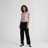Polyester Spandex Solid Short Sleeve T-Shirt