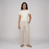 Slim Fit Solid Crop T-Shirt