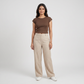 Slim Fit Cropped T-Shirt