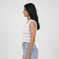Striped Cropped Tank Top