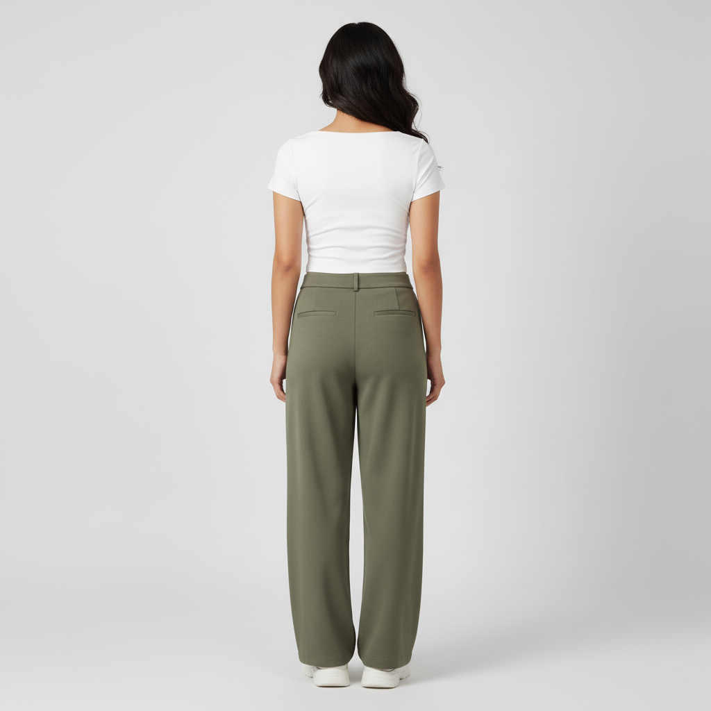 Knitted Solid Slim Fit T-Shirt