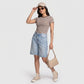 Striped Cropped T-Shirt