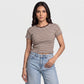 Striped Cropped T-Shirt