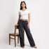 Solid V-Neck Cropped T-Shirt