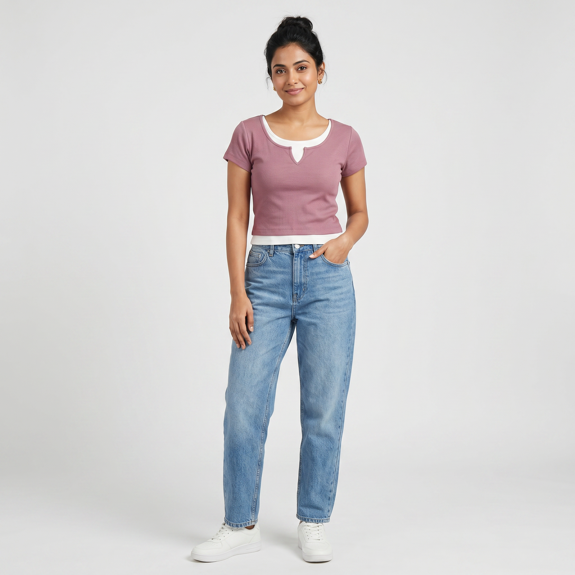 Slim Fit Cropped T-Shirt