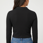 Slim Fit Cropped Polo T-Shirt