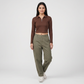Slim Fit Cropped Polo T-Shirt