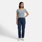 Striped Slim Fit Cropped T-Shirt