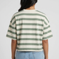 Cotton Striped Cropped T-Shirt