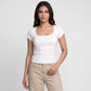 Slim Fit Cropped T-Shirt