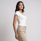 Slim Fit Cropped T-Shirt