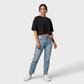 Cotton Solid Boxy T-Shirt