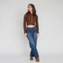 Structured Full Sleeve Flat Knit T-Shirt