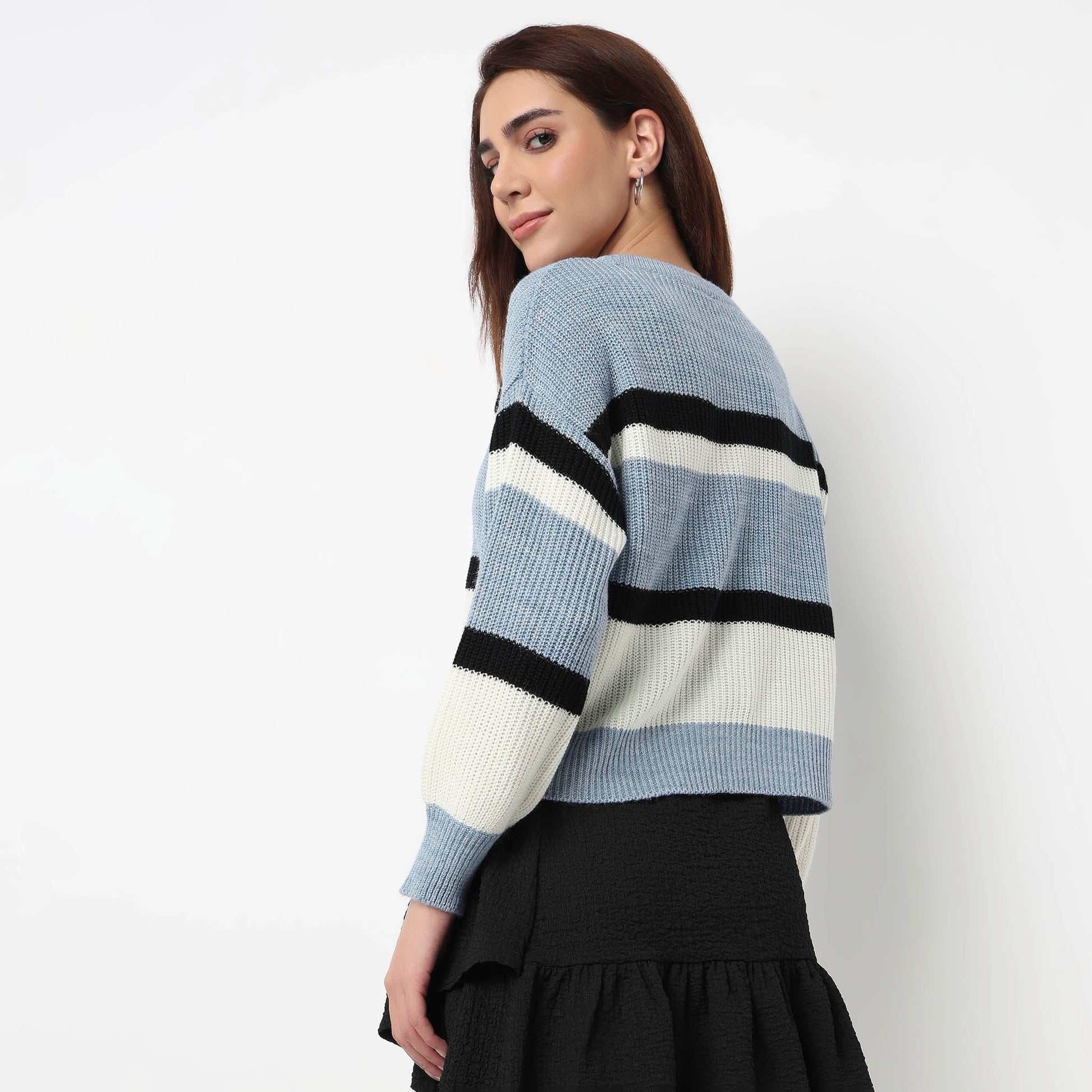 Striped Flatknit Sweater