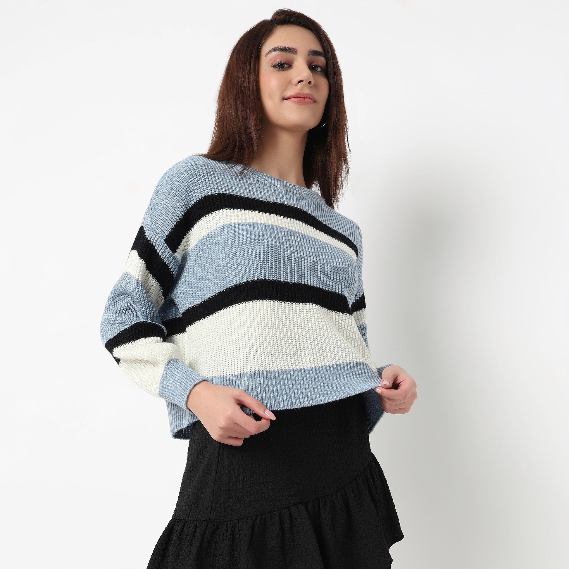 Striped Flatknit Sweater