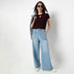 Structured Cropped Flatknit Sweater