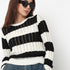 Striped Flatknit Top