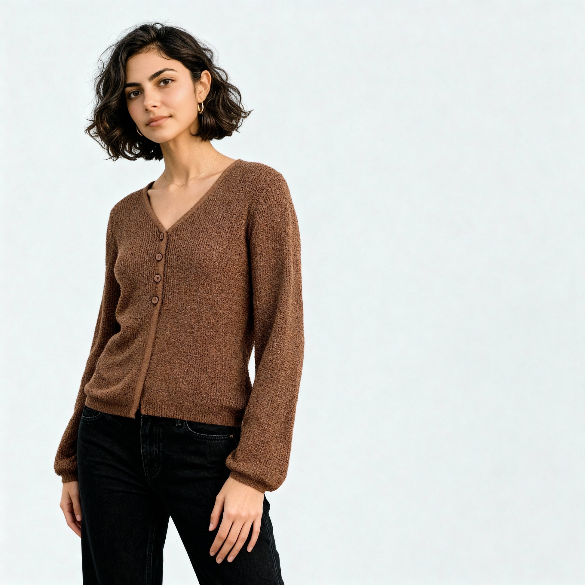 Solid Flat Knit Top