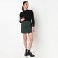 Turtle Neck Flat Knit Top