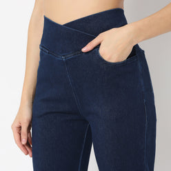 Solid Full-Length All-Day Comfort Boot Cut Pants