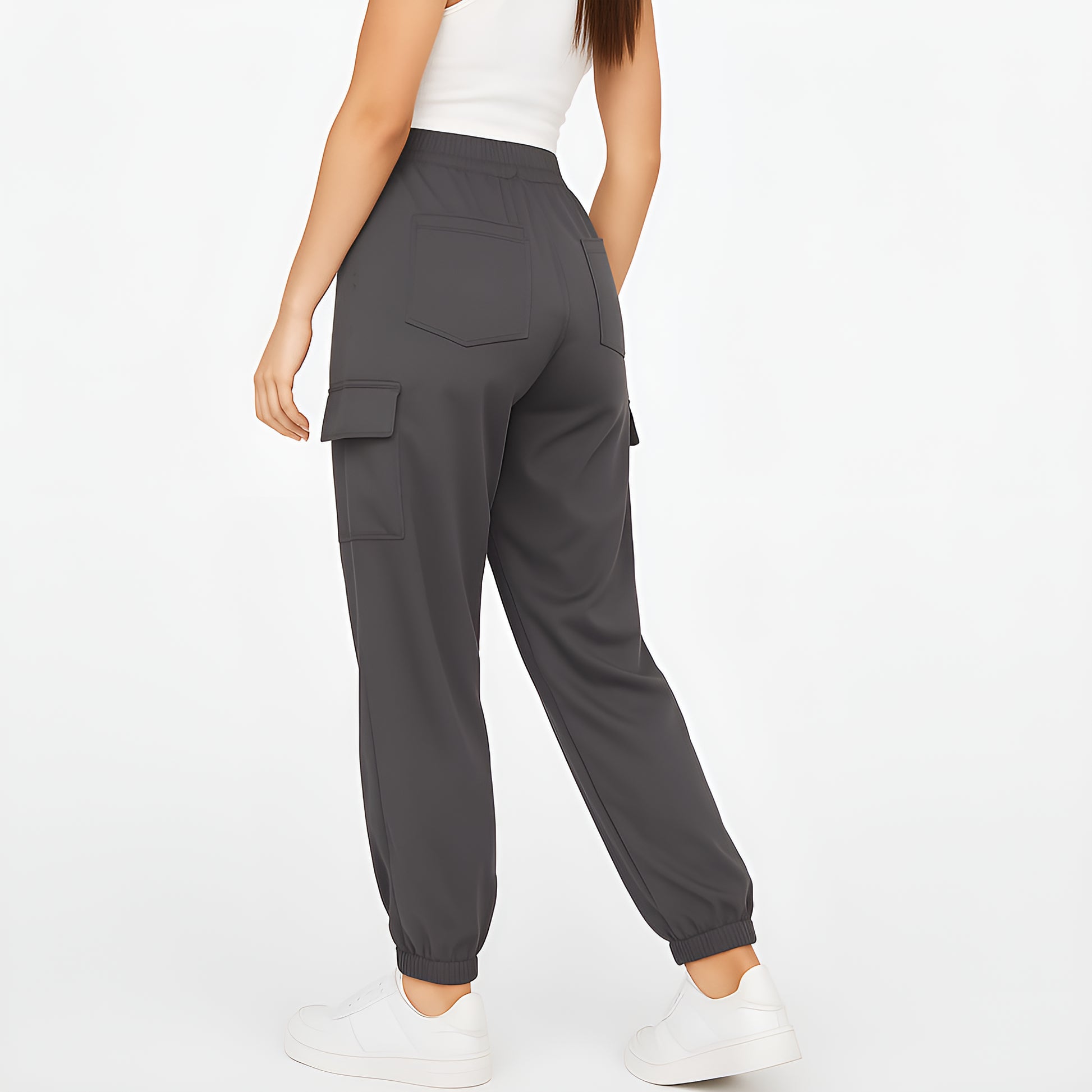 Buy Solid Pants With Flap Pockets - Style Union