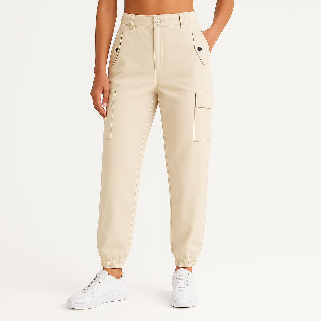 Buy Solid Pants With Flap Pockets - Style Union