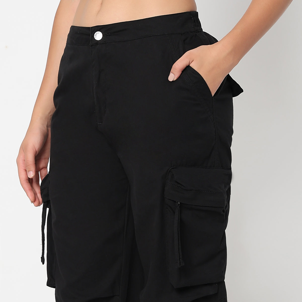 Betty Fashion Pants with Patch Pockets