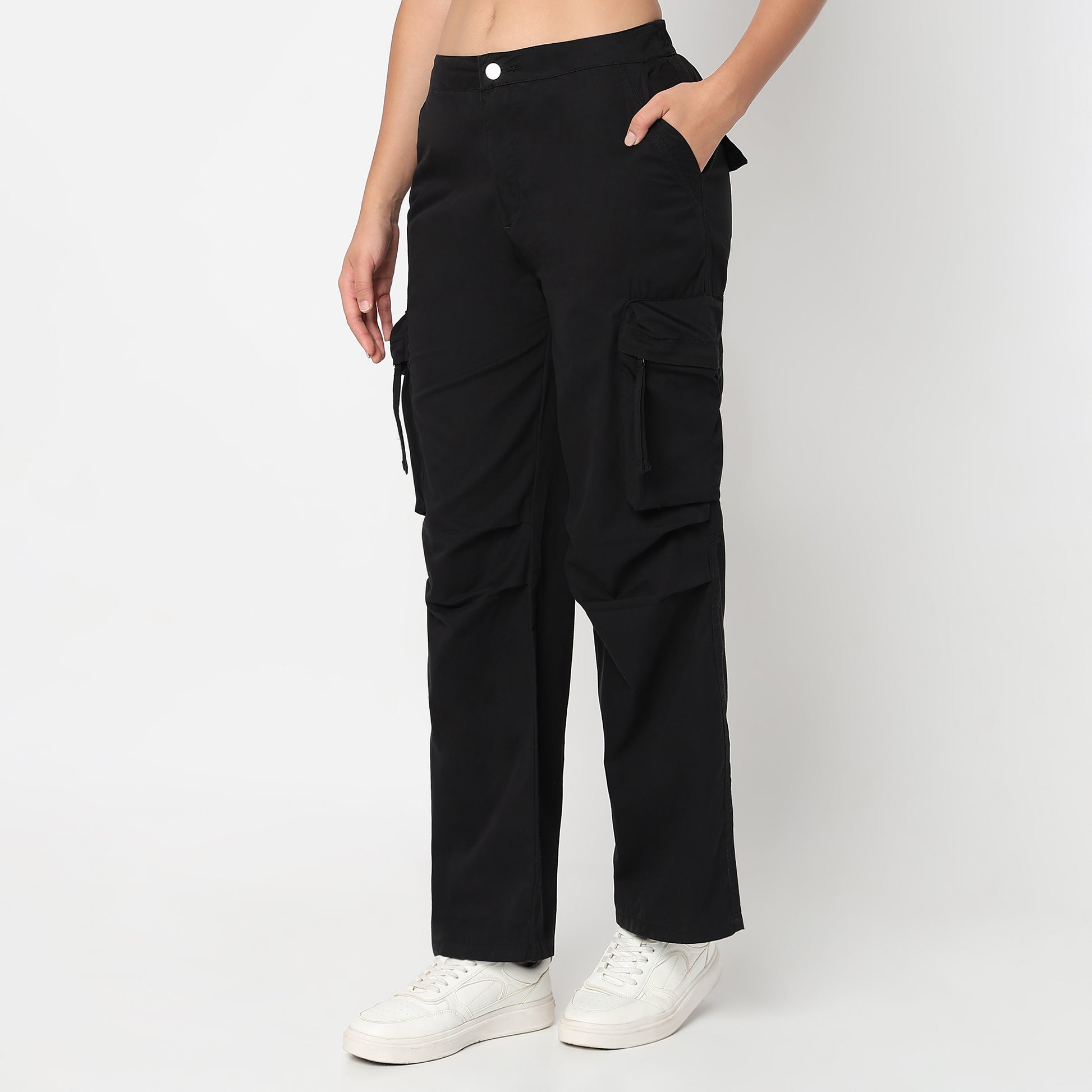 Betty Fashion Pants with Patch Pockets