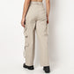 Buy Women Relaxed Fit Solid Full Length High Rise Pants  - Style Union