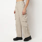 Buy Women Relaxed Fit Solid Full Length High Rise Pants  - Style Union