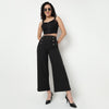 Buy Women Straight Fit Solid Full Length High Rise Pants  - Style Union