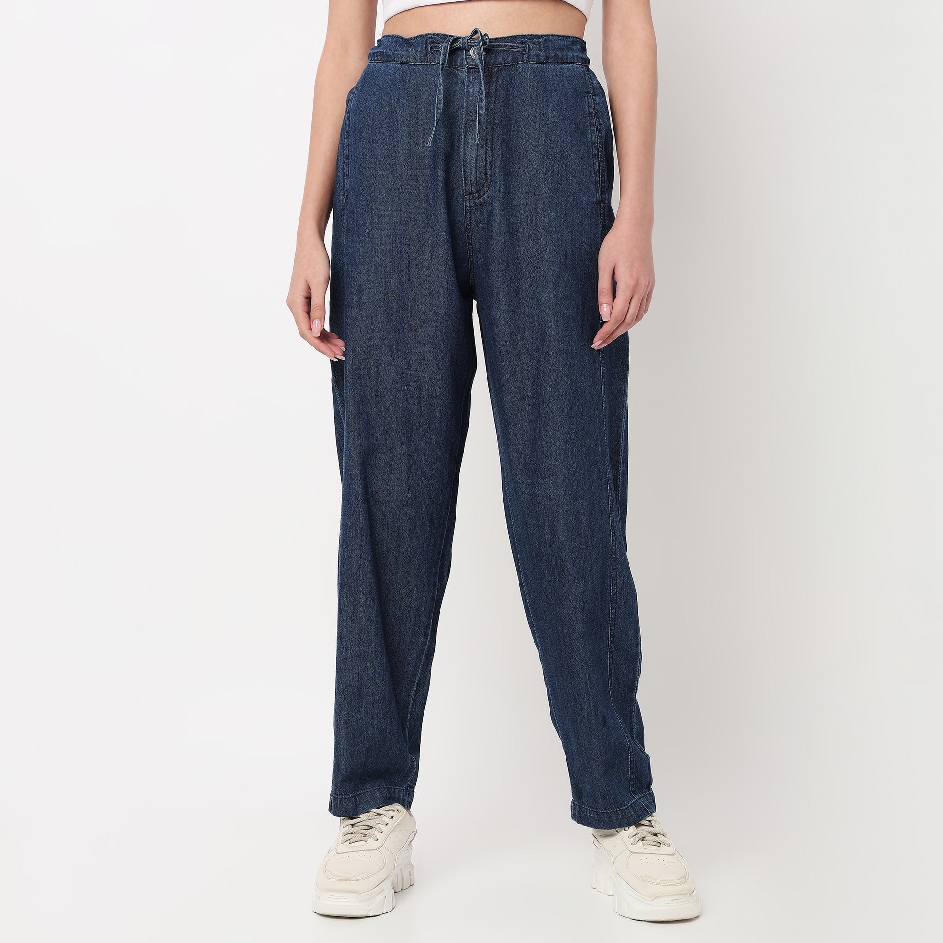 Light Weight Denim High Rise Pant