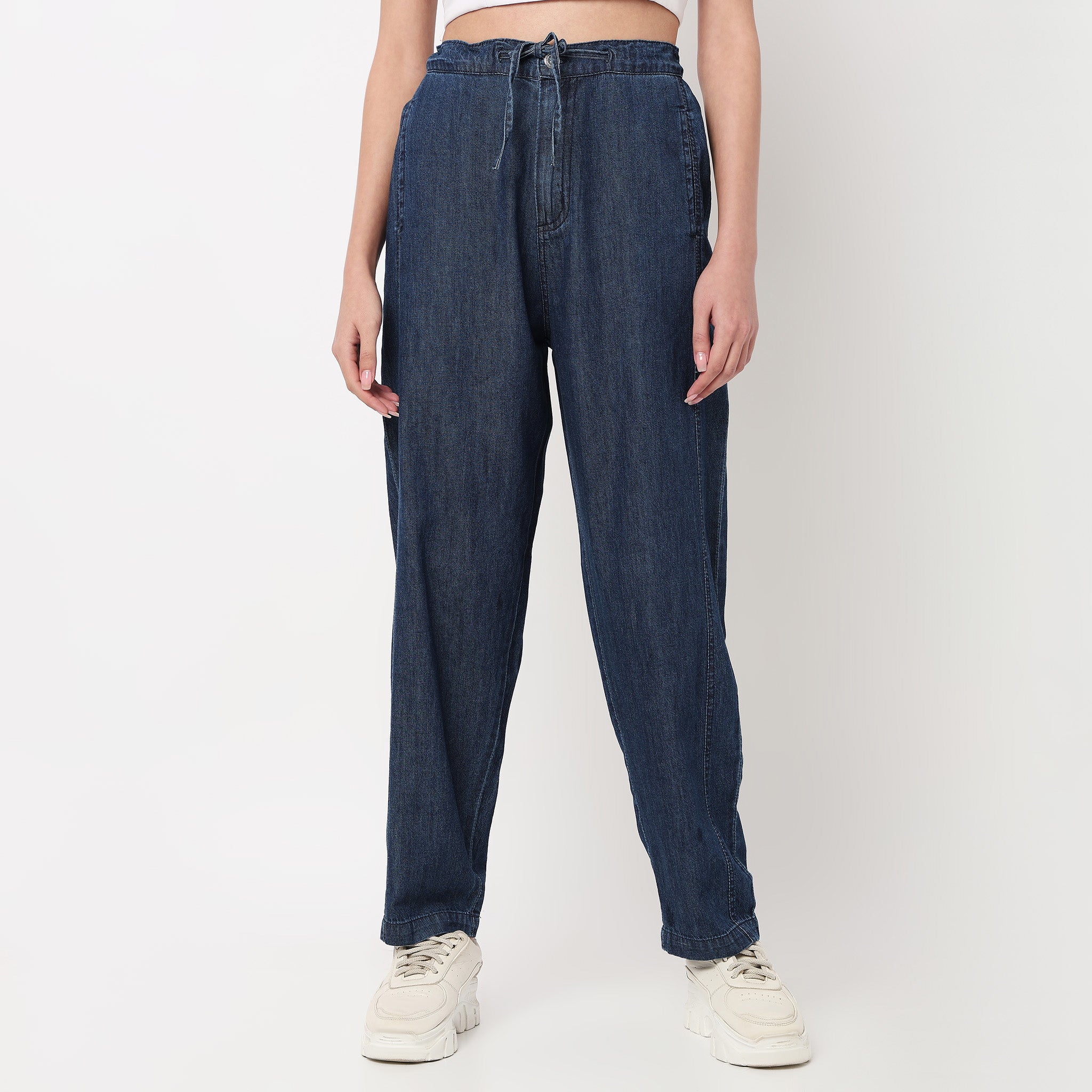 Light Weight Denim High Rise Pant