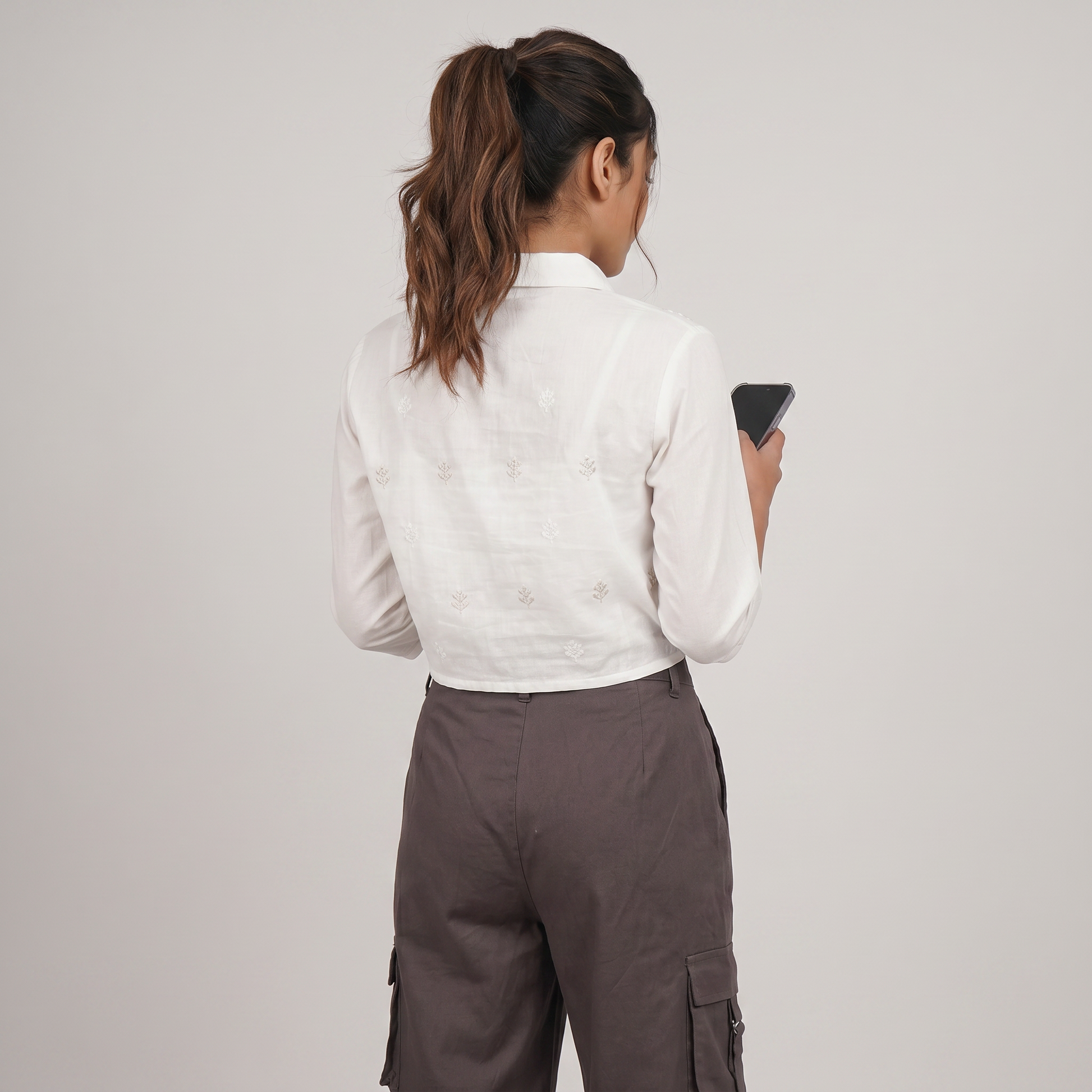 High Rise Relaxed Fit Cargos