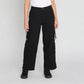 Cotton Solid High Rise Pants