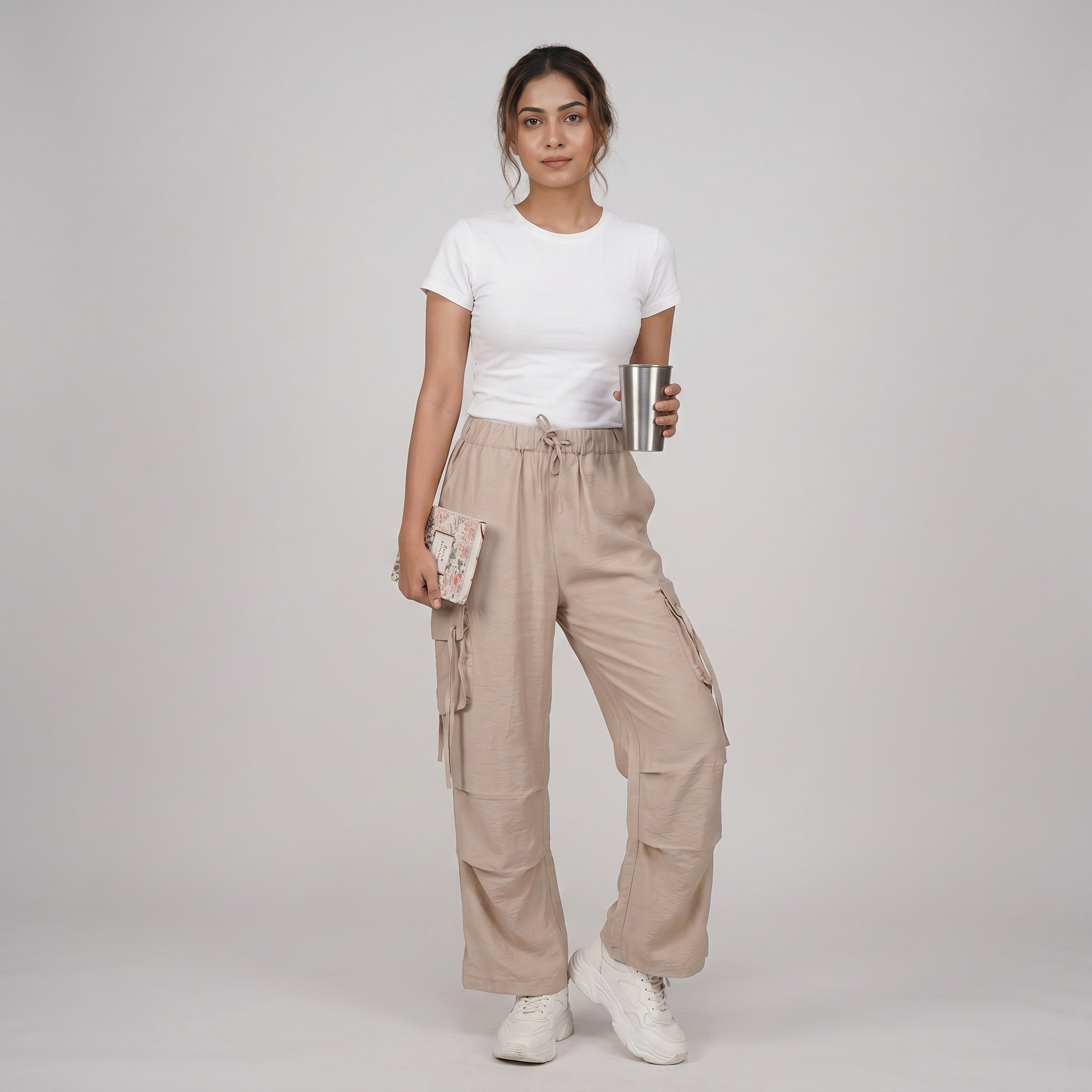 Relaxed Fit High Rise Joggers