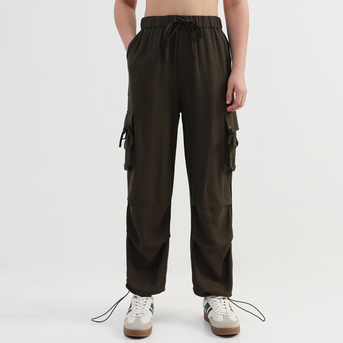 Relaxed Fit High Rise Joggers