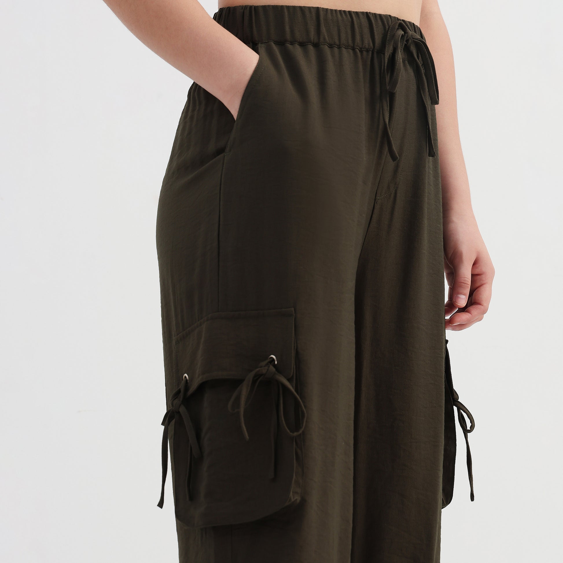 Relaxed Fit High Rise Joggers