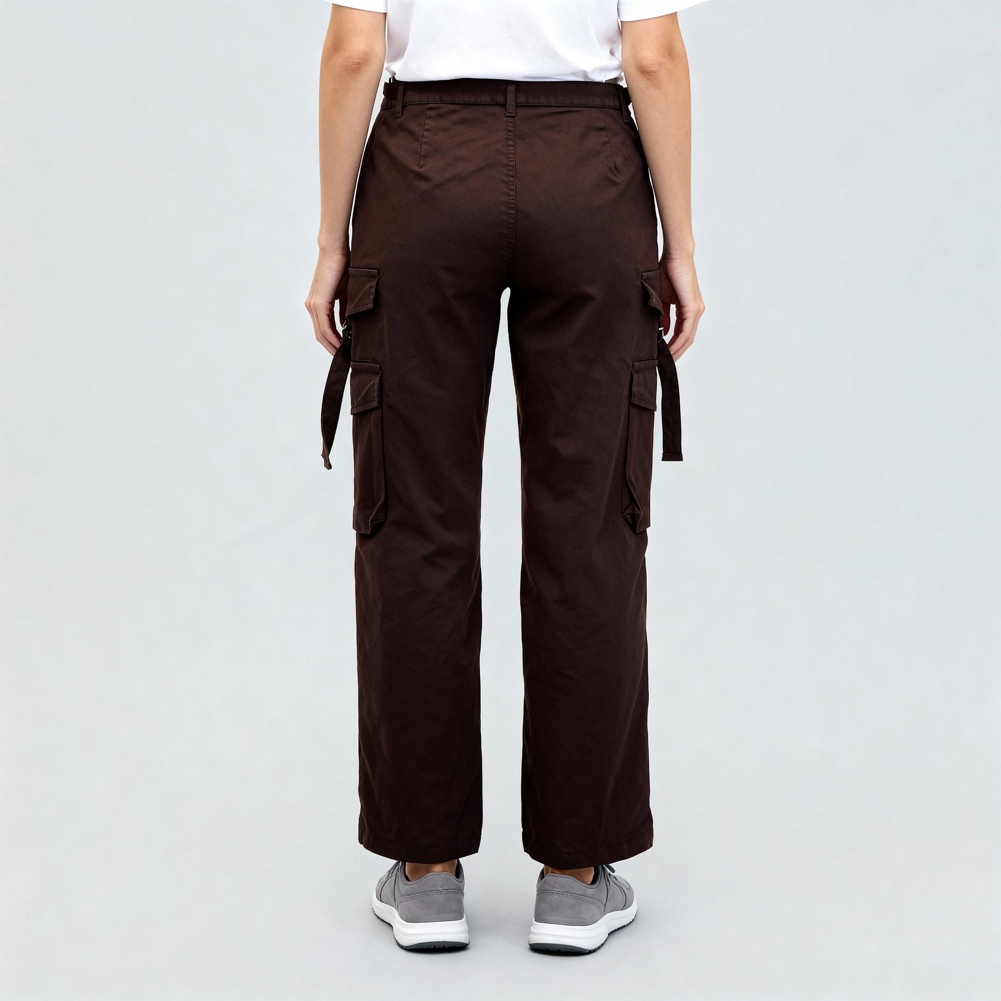 Solid Patch Pockets and Zippers Cargos