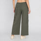 Cotton Ankle Length High Rise Pants