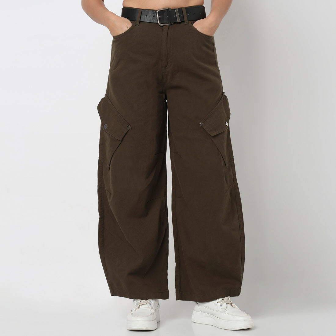 Woven Solid Pant