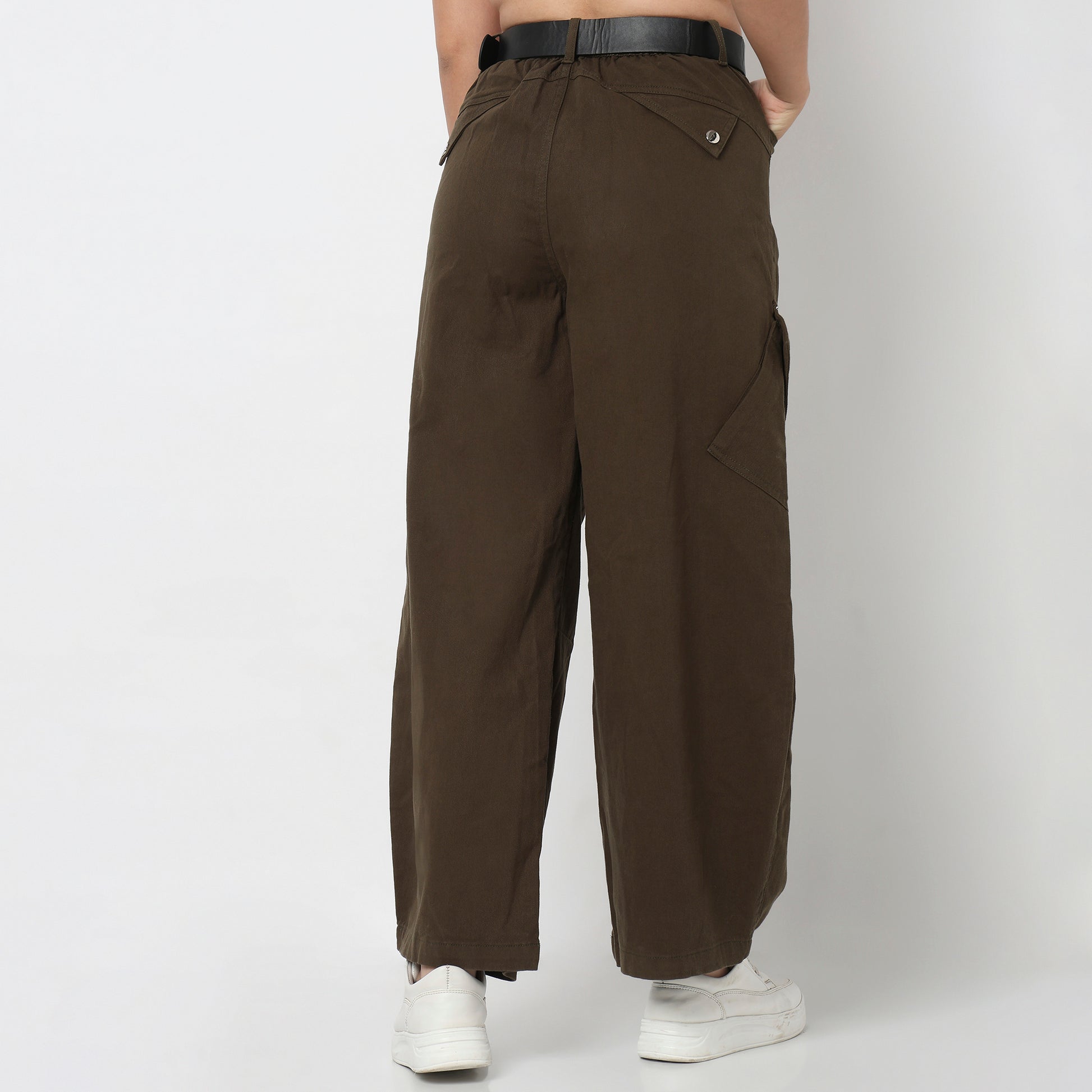 Woven Solid Pant