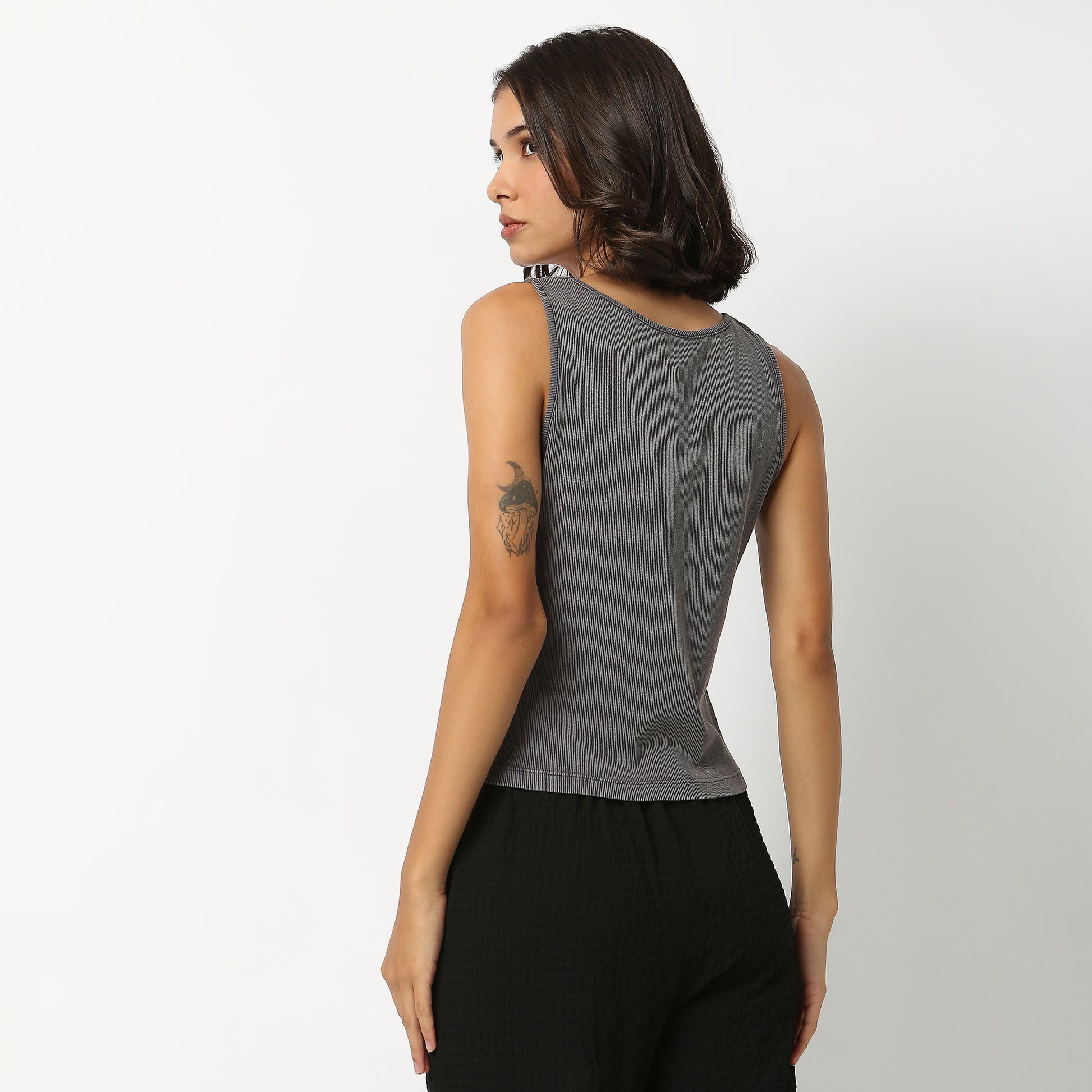 Betty Sleeveless Crop T-Shirt