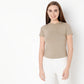 Slim Fit Solid Round Neck T-Shirt