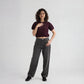 Cotton Polyester Striped Short Sleeve T-Shirt